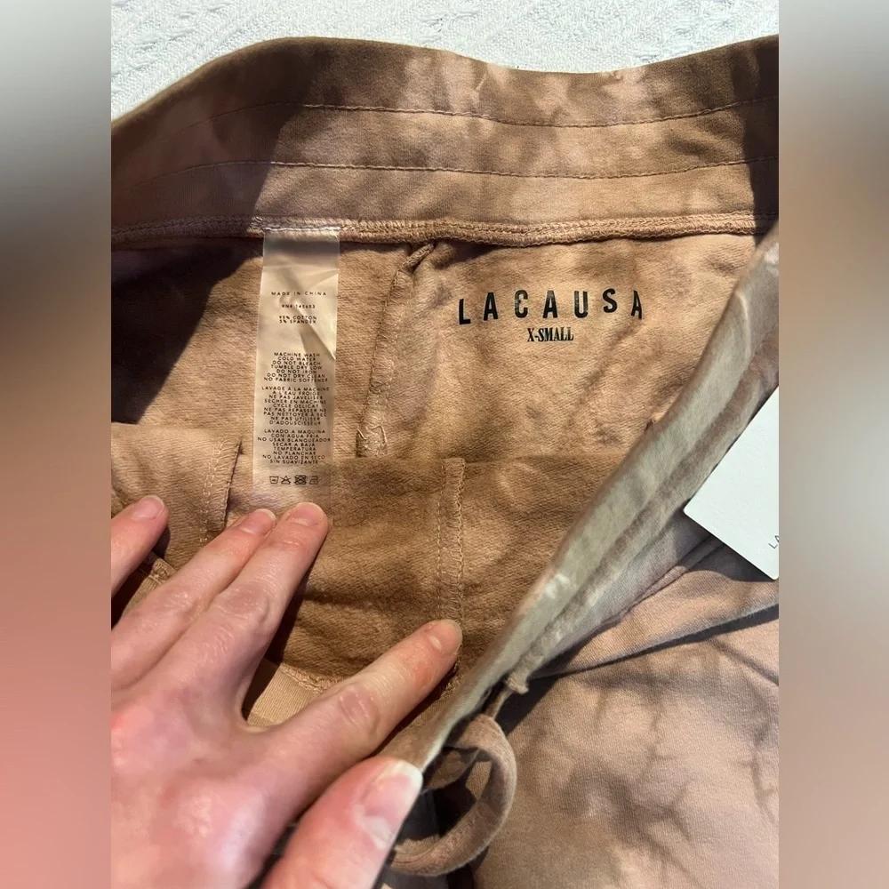 LACAUSA Slater Shorts in Rustic Tie Dye, size XS, NWT! Sold at Anthropologie! - Picture 4 of 8
